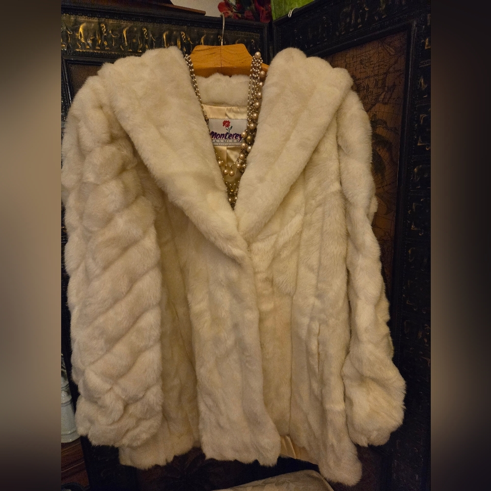 Monterey Fashions Vintage Faux Fur Coat